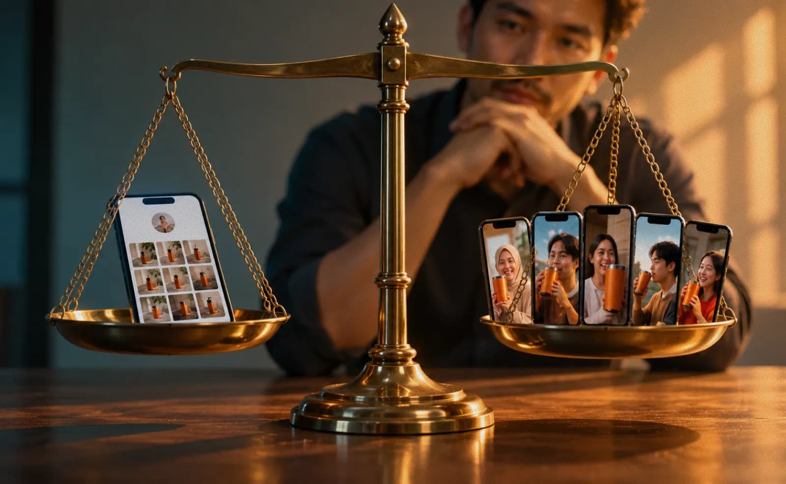 perbandingan clipper marketplace vs social media management agency