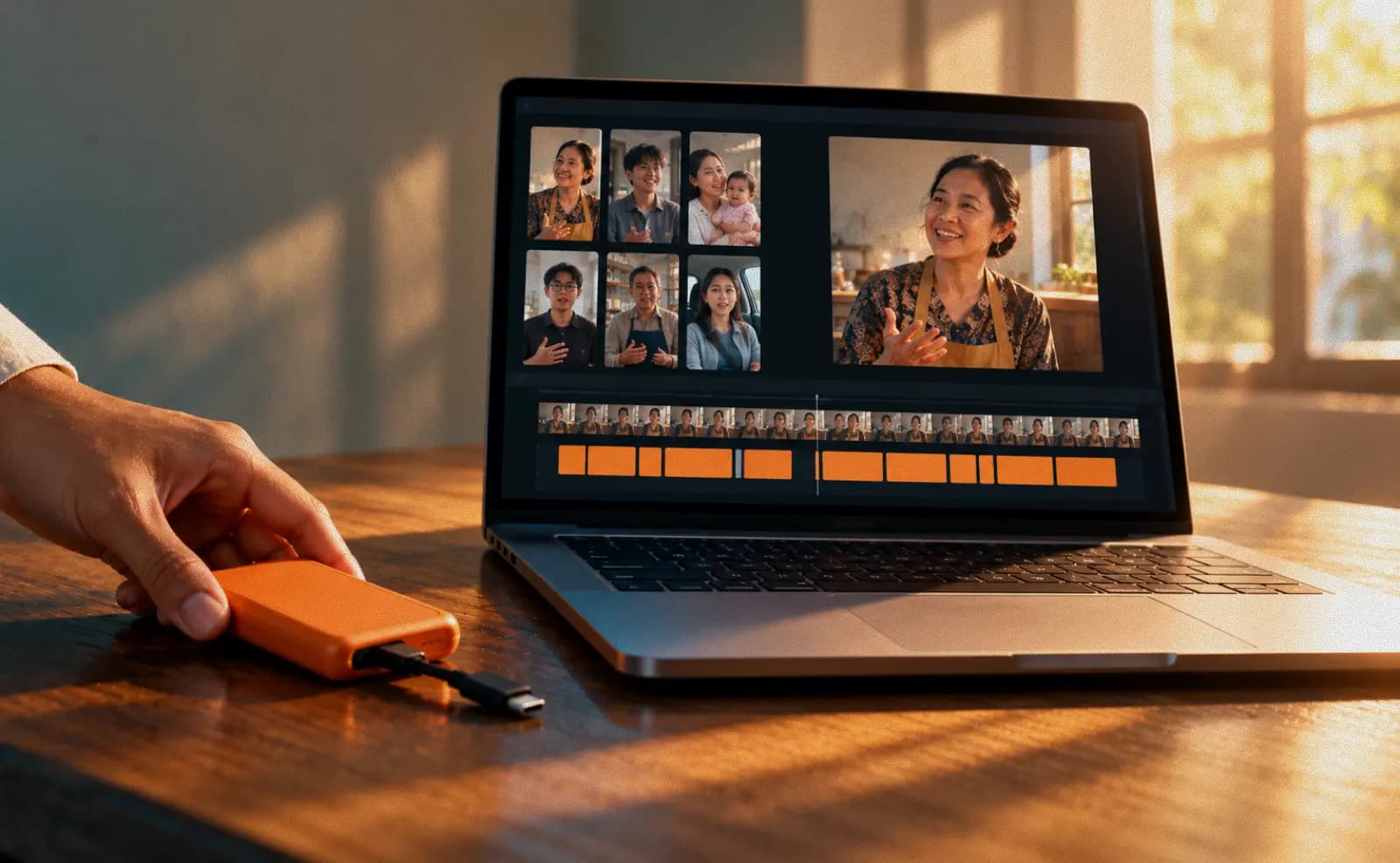 cara menyediakan raw footage testimoni pelanggan