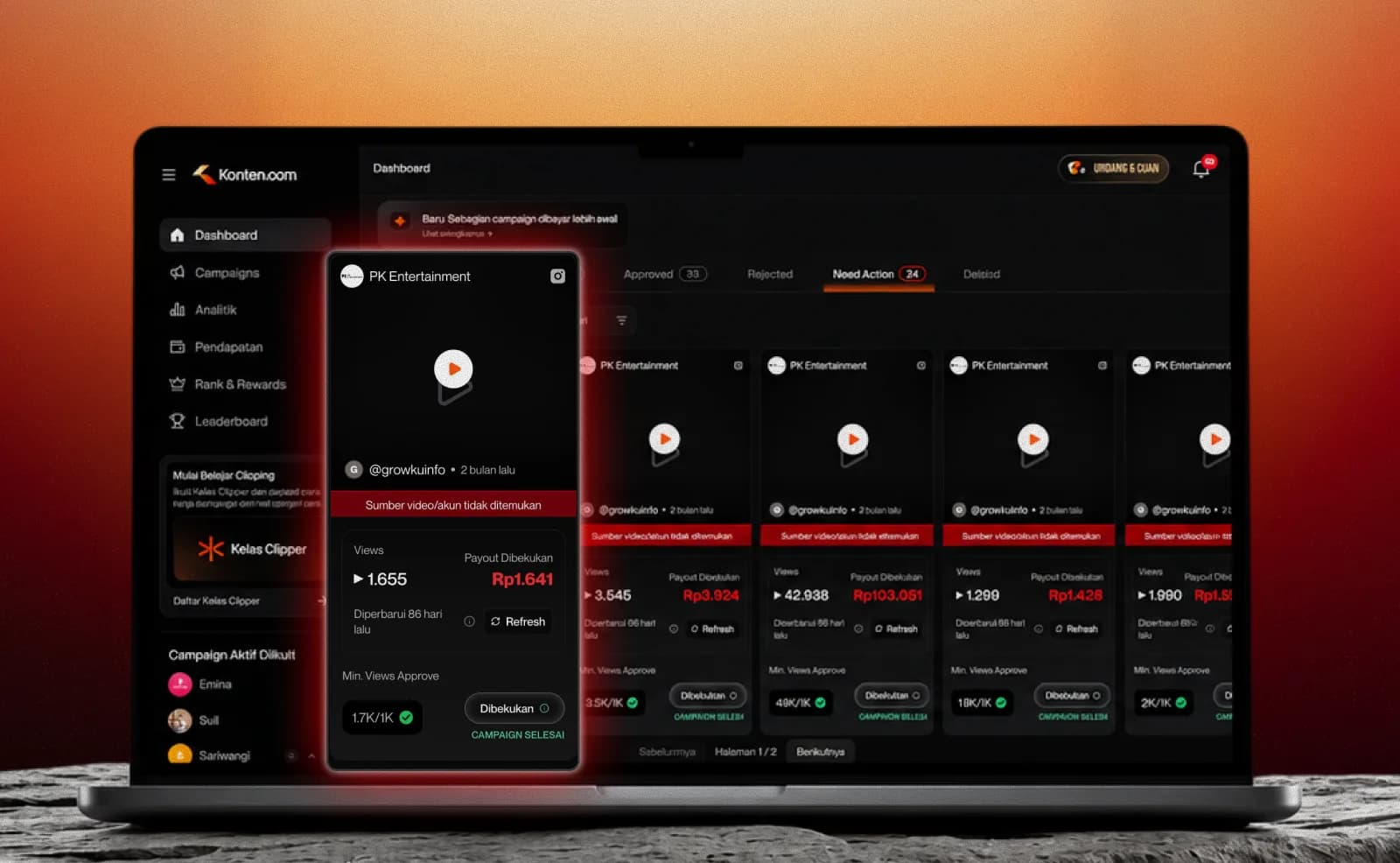 cara sistem mendeteksi video hilang dari platform
