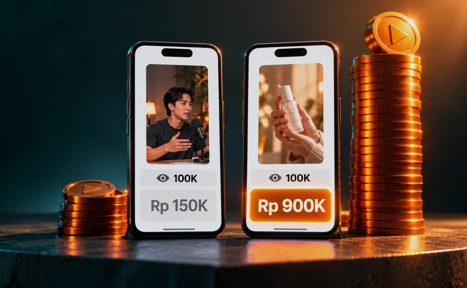 views sama bisa beda penghasilan?
